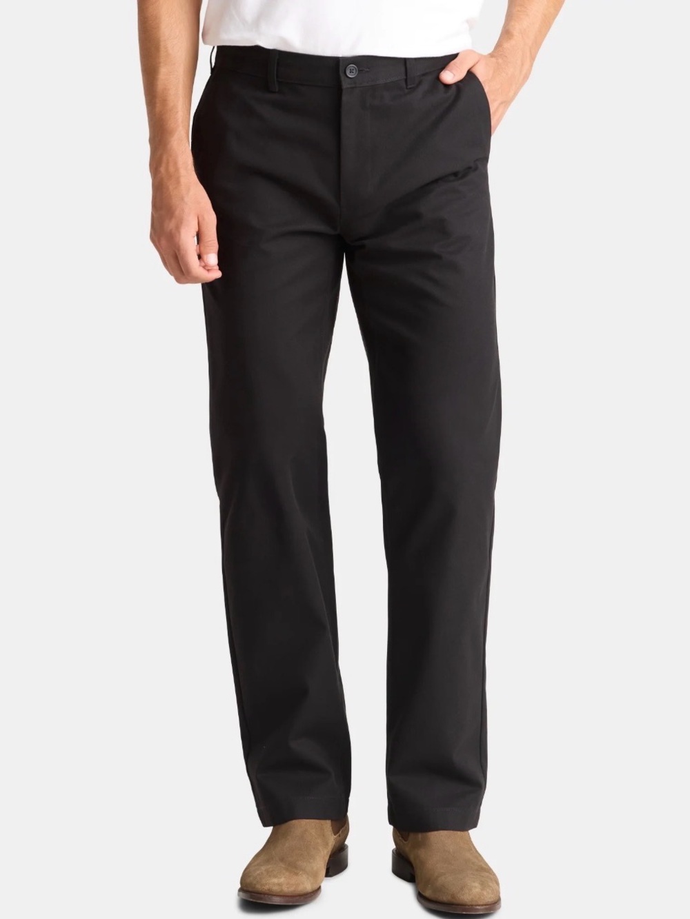 George George Men's Flat Front Wrinkle Resistant Pant 29/30